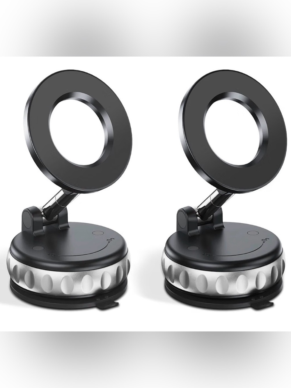 Magnetic Suction Cup Holder 2 pk / iPhone and android